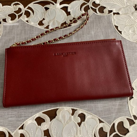 Lancaster Paris Handbags - Lancaster Paris Leather Wallet / Wristlet